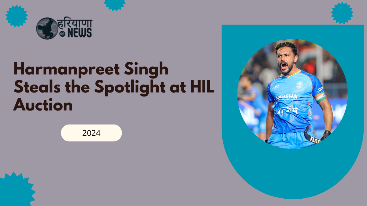 Harmanpreet Singh Steals the Spotlight at HIL Auction