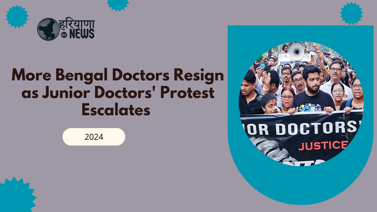 More Bengal Doctors Resign as Junior Doctors' Protest Escalates Amid Stalled Talks